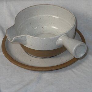 Wedgwood Group UK Midwinter Stoneware gravy/sauce bowl & saucer